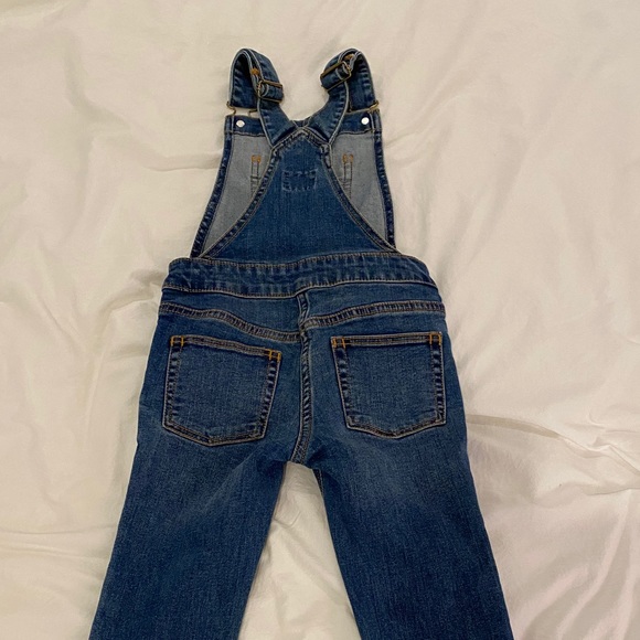 NWOT - Crewcuts girls denim overalls - size 5 - Picture 5 of 8